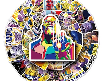Thanos Stickers Pack: Waterproof Vinyl Decals (51 Pcs/set)