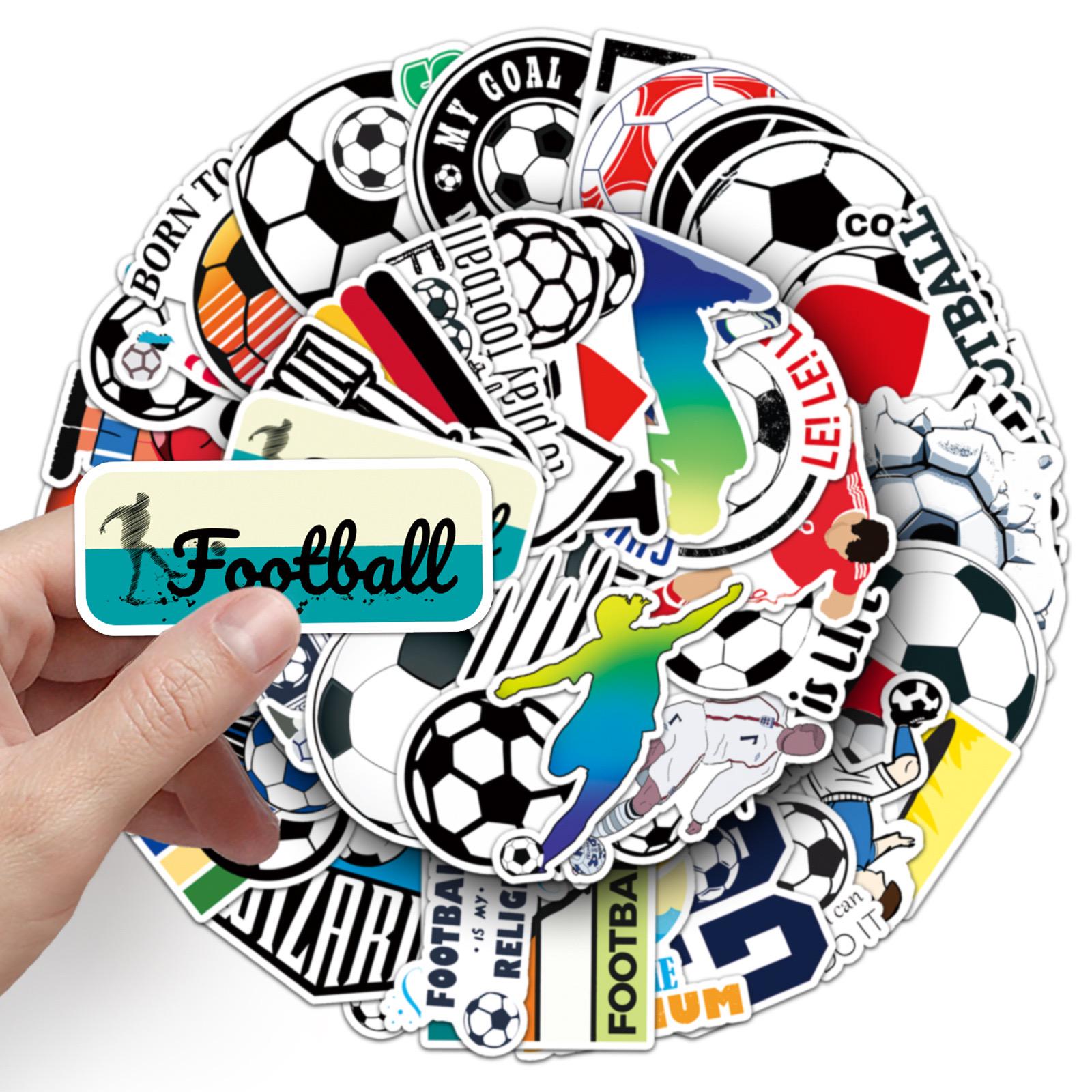 50 Stück American Football Graffiti Sticker – Wasserdicht, PVC, Für Laptop, Kühlschrank & Mehr