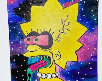 Die SIMPSONS Gemälde• 20x30, Acryl auf Leinwand