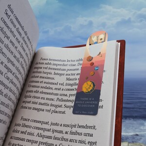 Universum Lesezeichen, Leseratte, Buchliebhaber, Einzigartige Geschenke, Geschenk für Leser