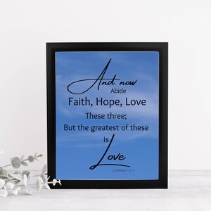Bible Inspirational Quote Poster