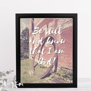 Inspirierendes Bibel Zitat Digitales Poster