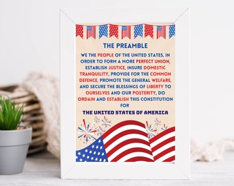 Affiche de citation inspirante - Le préambule