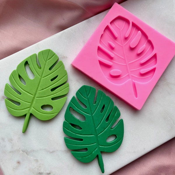 Tropical leaf Silicone Mold
