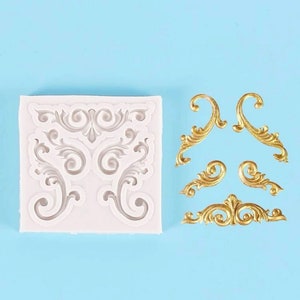 3D baroque silicone mold