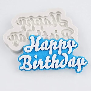Happy Birthday Silikonform