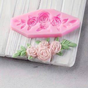 Rose and Peony Silicone Mold
