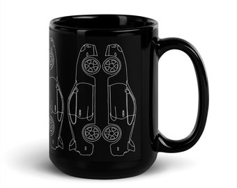 Toyota Supra Black Glossy Mug