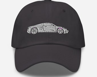 Sombrero de papá bordado Chevy Corvette C8