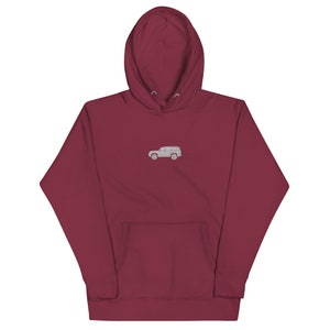 Toyota Land Cruiser Bestickter Unisex Hoodie