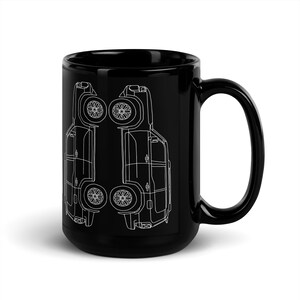 Toyota Land Cruiser Black Glossy Mug