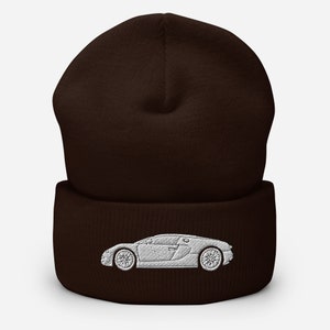 Bugatti Veyron Embroidered Cuffed Beanie