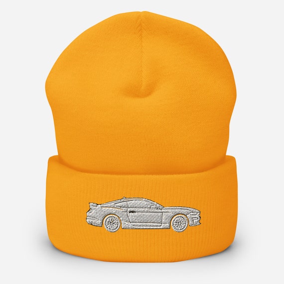 Ford Cuffed Beanie Mustang Etsy Embroidered - S550