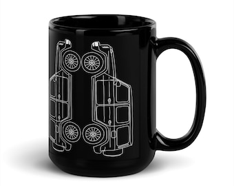 Taza Mercedes G-Wagon AMG Serie G G63 negra brillante