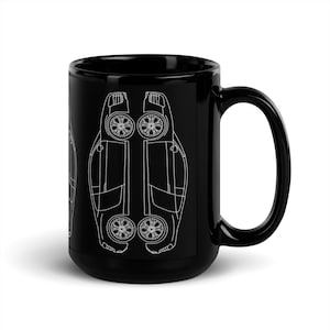 Audi R8 Black Glossy Mug
