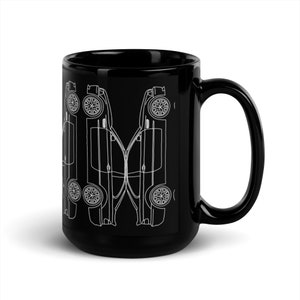 BMW M3 Schwarz Glänzende Tasse