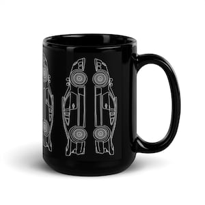 Mercedes AMG CLK GTR Black Glossy Mug