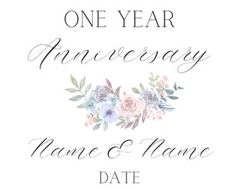 Anniversary Wine Labels for Guest Book
