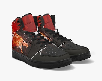 Zapatillas altas inspiradas en Howl CS2: ¡diseño futurista para fanáticos de Counter Strike!