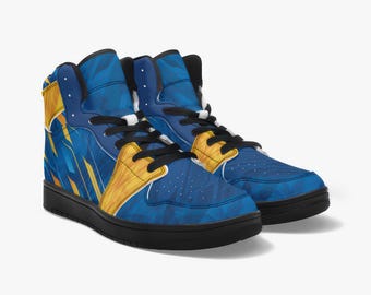 Zapatos de verano con palmeras tropicales: zapatillas playeras coloridas para vacaciones y uso casual.