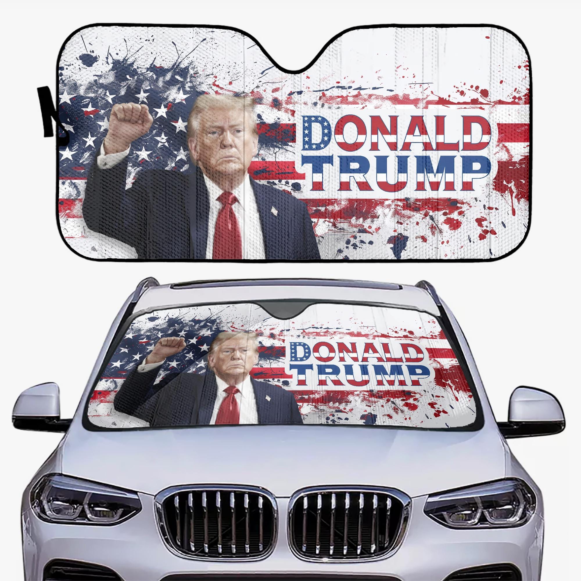 Donald Trump Car Windshield Sunshade Patriotic UV and Heat