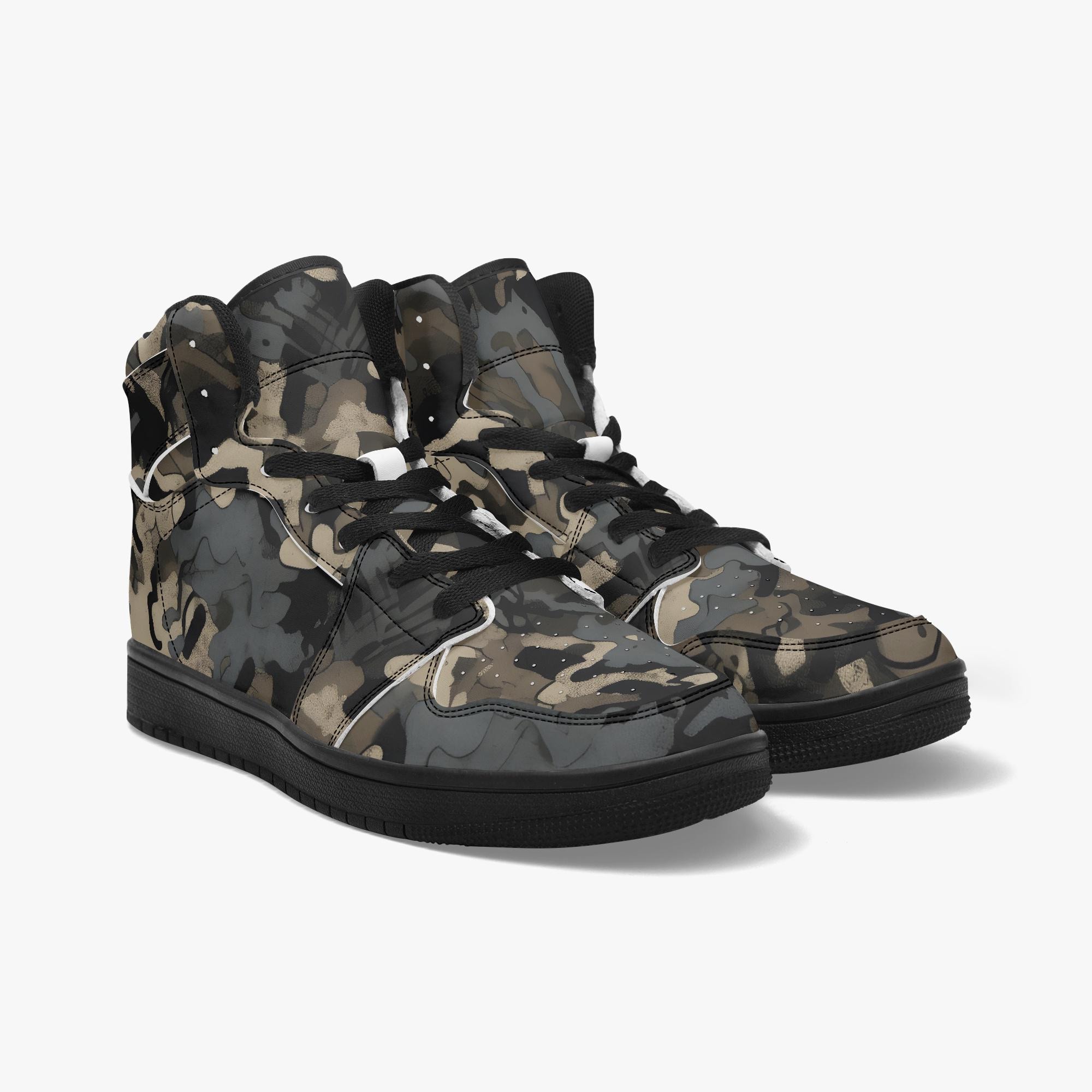 Urban Camouflage High-top Sneakers – Stylish and Durable  display picture 2