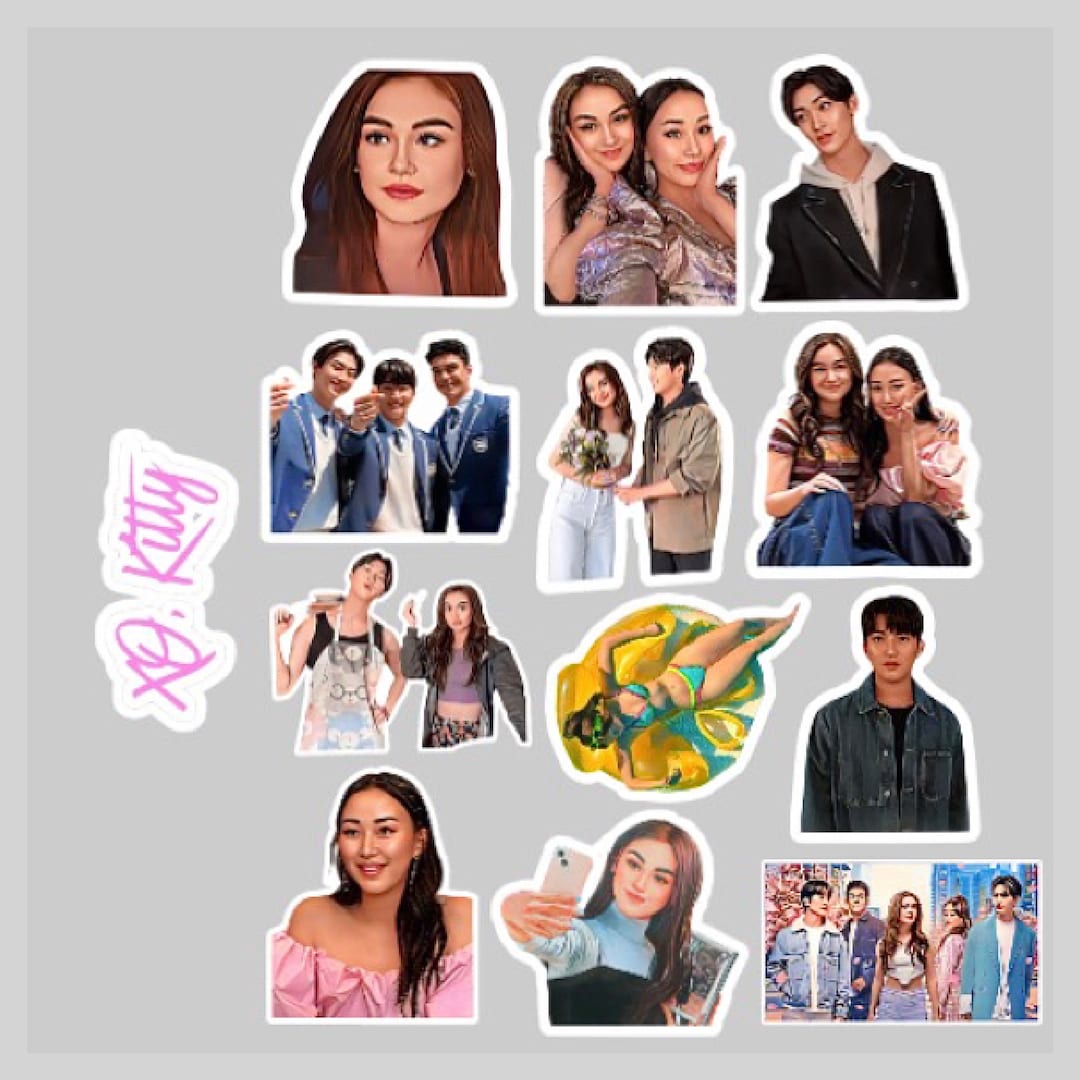 Xo Kitty Stickers Xo Kitty K Drama Stickers K Drama - Etsy