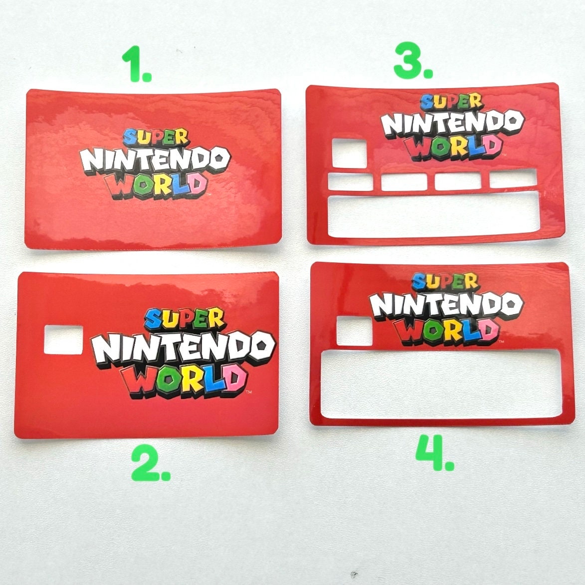Super Mario stickers, Blister 14 + 2 pochettes - Cartes à