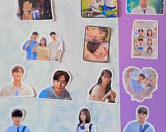 A Time Called You Stickers, K Drama stickers, Korean Drama stickers, 13 Sticker Pack
