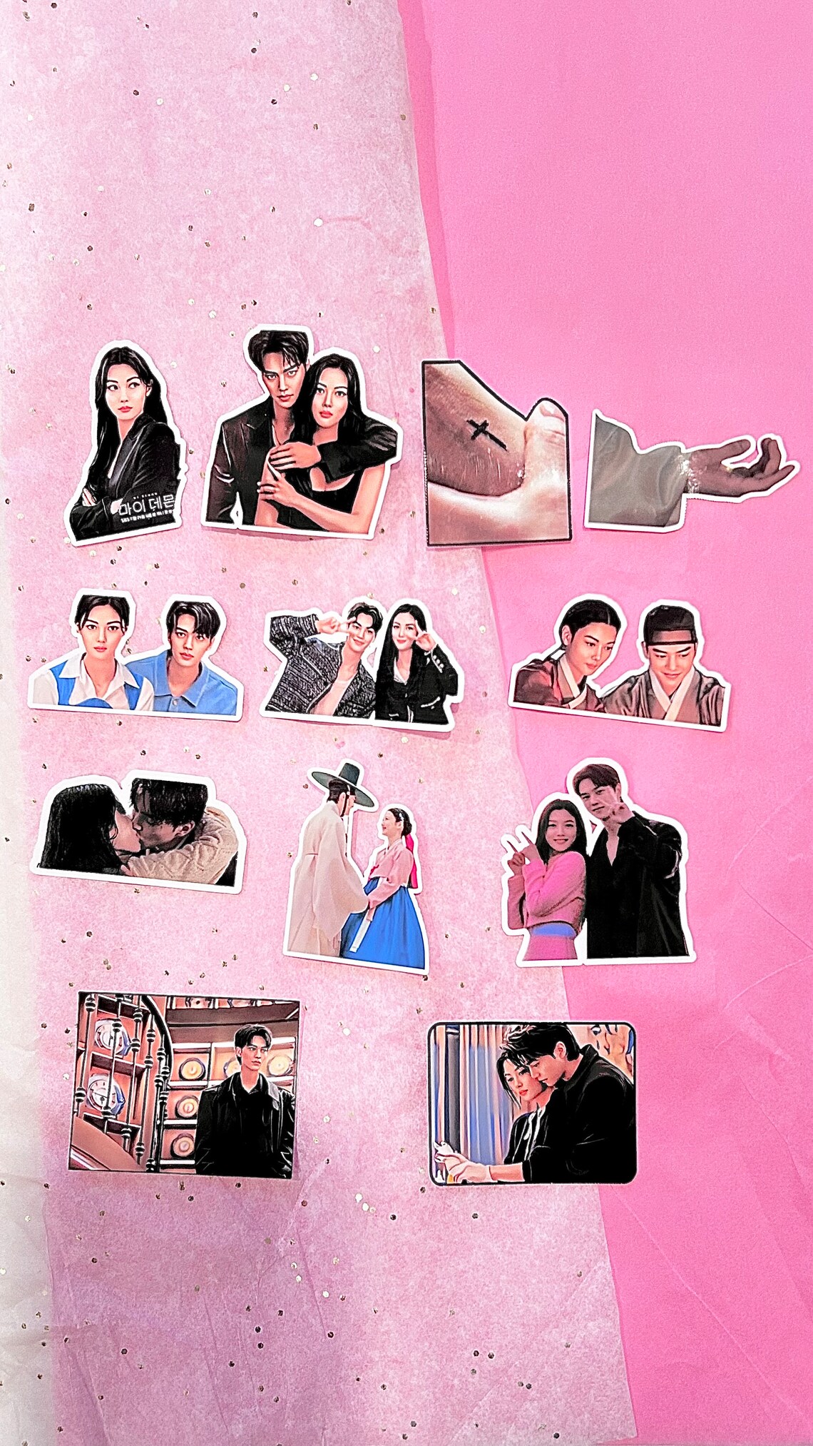 My Demon Stickers, My Demon K Drama Stickers, K Drama Stickers, Kim Yoo ...