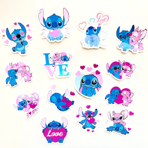 Stitch Stickers, Stitch, Stitch Stickers, Angel Stickers, Stitch Valentines  Stickers -  Israel