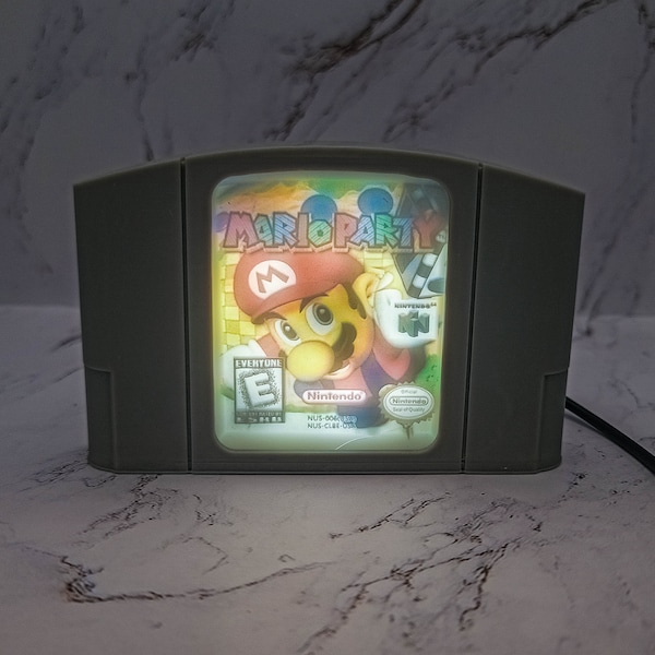 Mario Party | 3D Illuminated N64 Cartridge