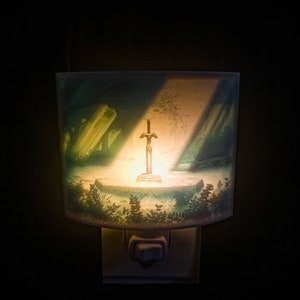 Master Sword Color Nightlight | High Quality Legend of Zelda Inspired Night Light