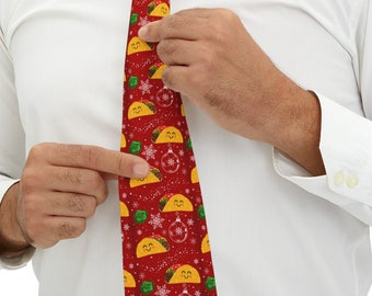 Cravatta Taco a tema natalizio