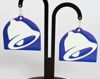Orecchini Taco Bell. Gioielli da regalo a tema fast food