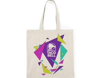 Taco Bell Tote Bag. Hot Sauce Packet - I'm Spicy, Deal With It!
