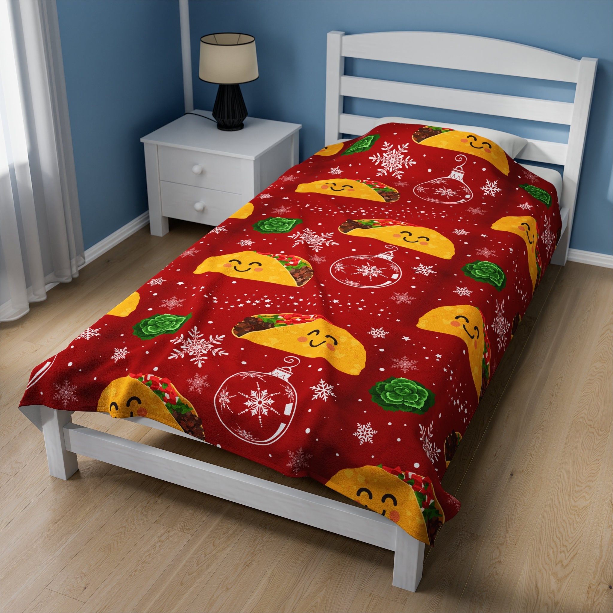 Taco print blanket sale