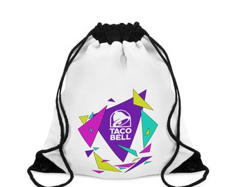 Bolsa de Taco Bell con cordón ajustable. ¡El regalo perfecto y original para ella o para él!
