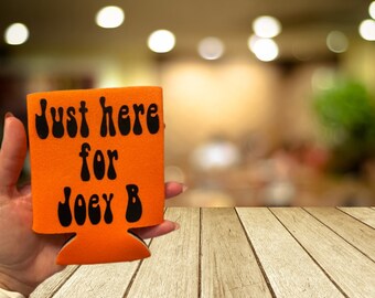 Cincinnati Bengals Koozie set of 3 or 4 | Just Here for Joey B | My Ideal Weight is Joe Burrow on Top of Me | Slim can & 12oz can sleeves