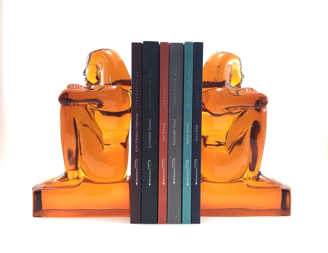 Epoxy Resin Decor Egyptian Girl Double Bookend Resin Etsy
