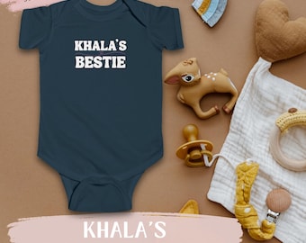 Khalas Bestie Baby Bodysuit | South Asian Baby Onesie | Cute Baby Gift | Newborn Outfit | Aunties Favorite Baby Clothing
