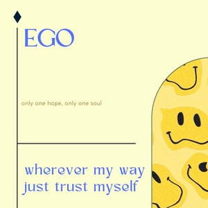 Minimalistic BTS J-Hope Outro:Ego Digital Print