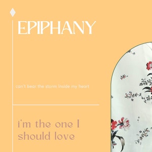 Minimalistic BTS Jin Epiphany Digital Print