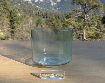 Peridot 7" A# -10 Crystal Tones Singing Bowl