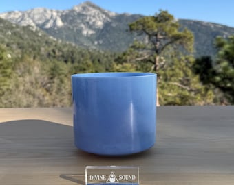 Egyptian Blue 7" A -5 Crystal Tones singing bowl