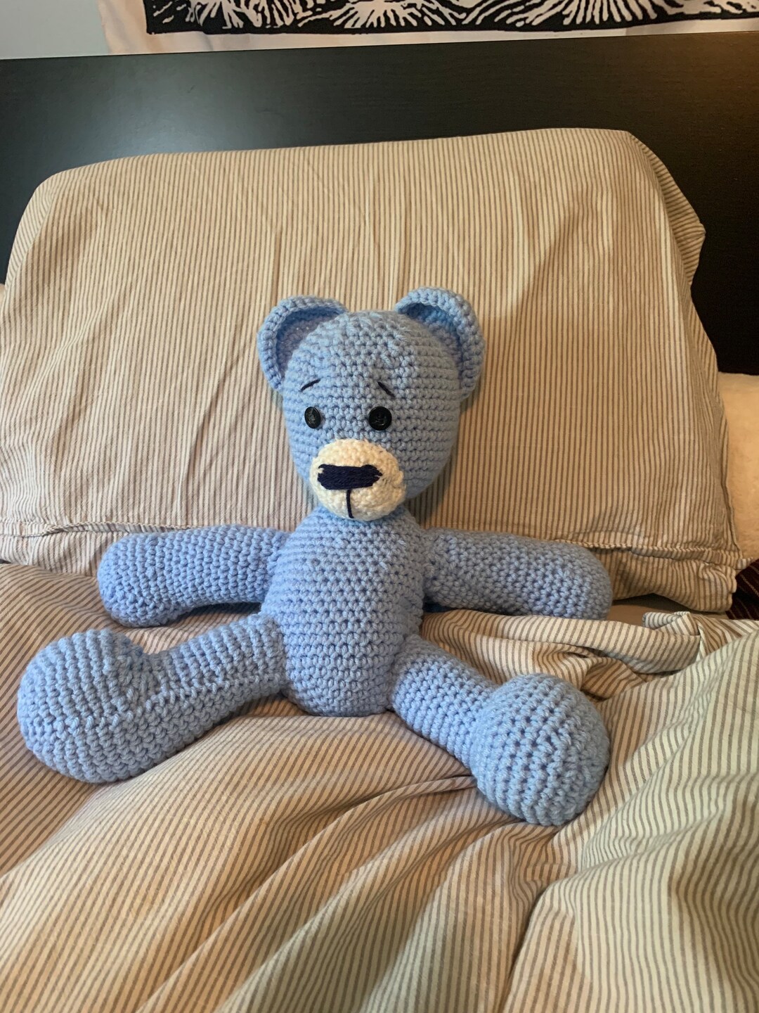 Cute Crochet Stuffed Bear Etsy