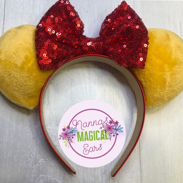 Winnie the Pooh Fuzzy Fur Mouse Ears, Mickey Ears