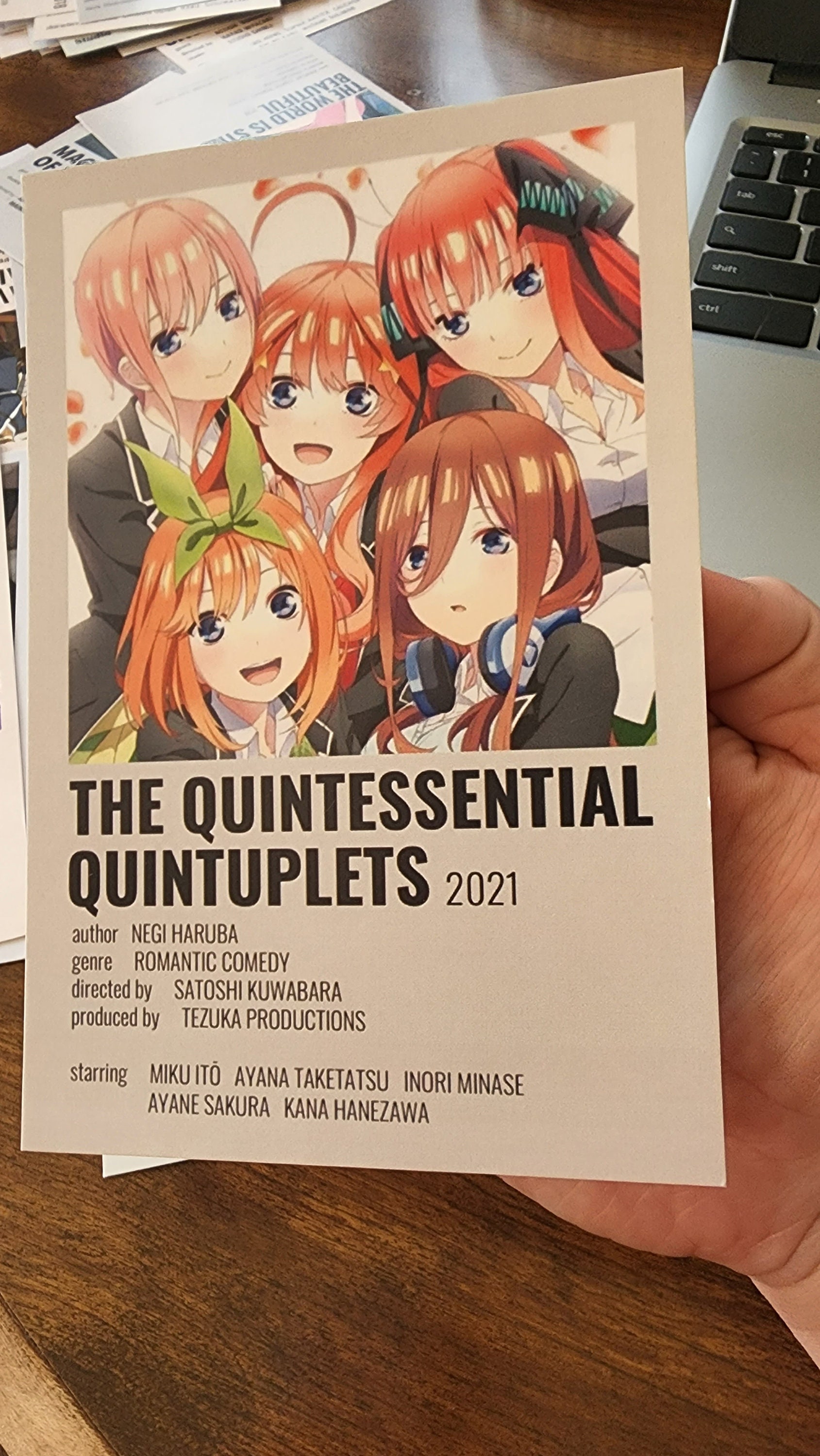 Anime Poster Cards Etsy