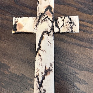 Wood Cross Fractal Burn