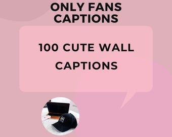 100 bijschriften voor alleen fans | Ondertitels voor volwassenenindustrie | OnlyFans-bijschriften | Bijschriften van fans | Twitch Cam Girl | Muurbijschriften OnlyFans